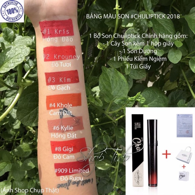 Son kem lì Chu Lipstick - Chính hãng Chu Cosmetic