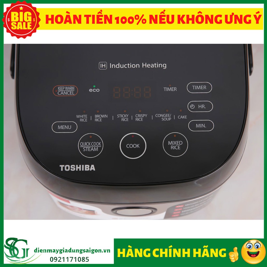 NỒI CƠM ĐIỆN TỬ CAO TẦN TOSHIBA RC-18IX1PV