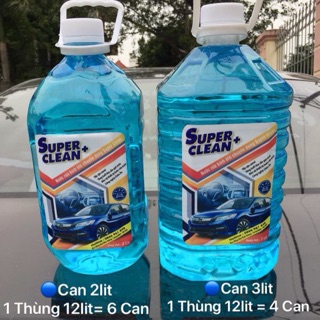 Nước rửa kính ô tô nano super clean