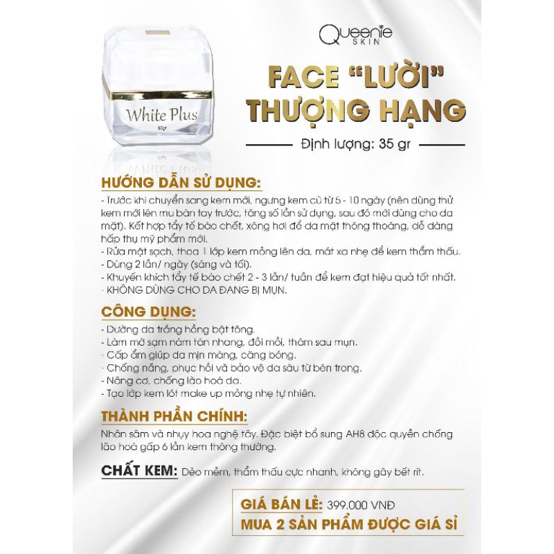 Kem Face Lười Thượng Hạng 35gr(tặng 1 thỏi son cao cấp) | BigBuy360 - bigbuy360.vn