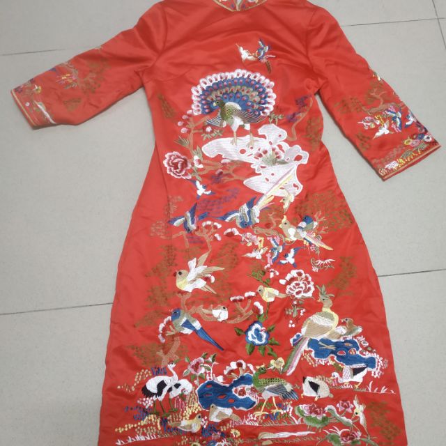 Sườn xám đơn Vũ Mai trang