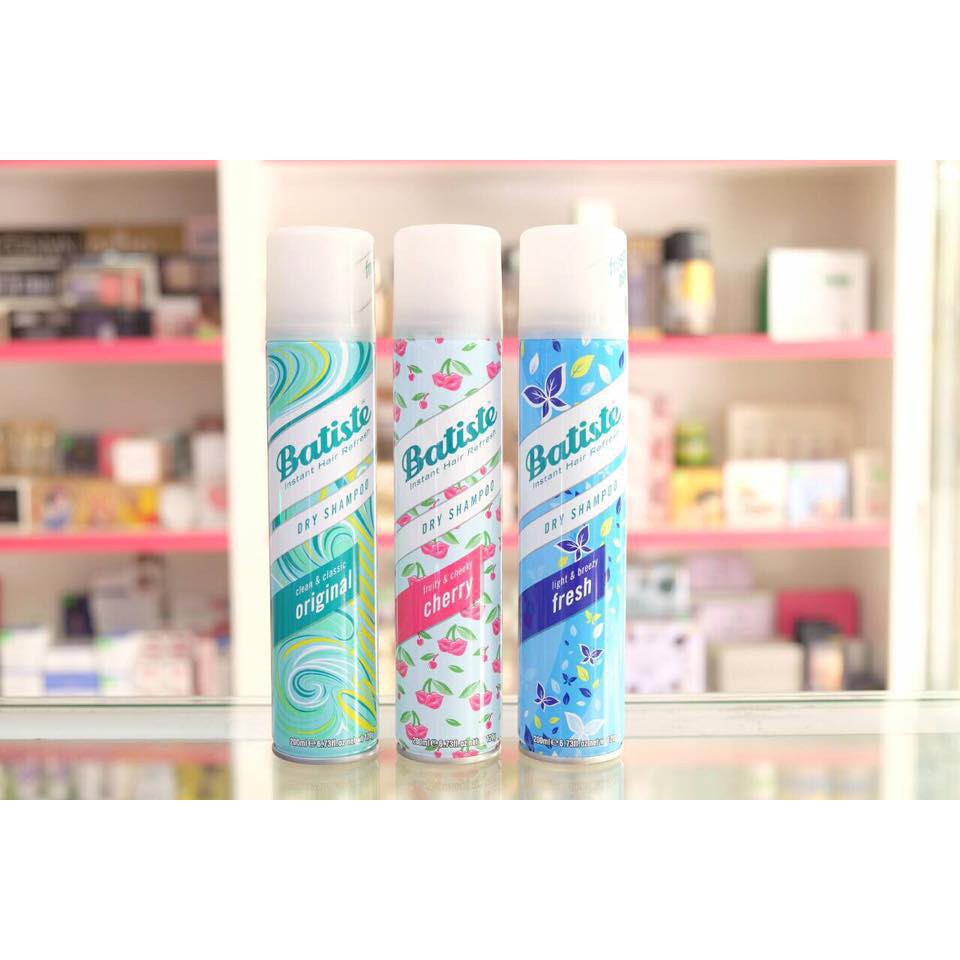 Dầu Gội Khô Batiste Dry Shampoo 200ml và 50ml