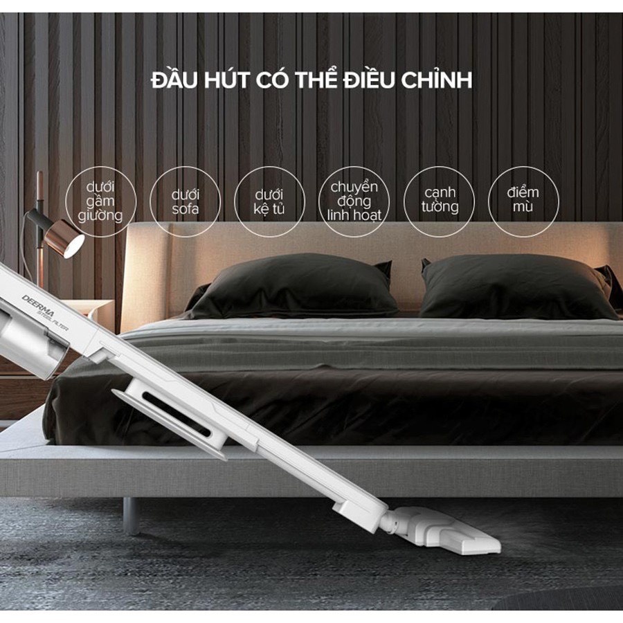 Máy hút bụi gia đình Xiaomi DX700 siêu mạnh, 3 đầu hút đa năng đi kèm, tiết kiệm điện năng, bảo hành 6 tháng