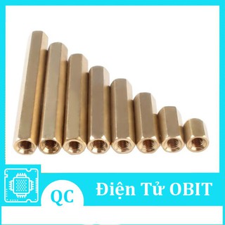 Cọc đồng 2 đầu cái có lỗ M3