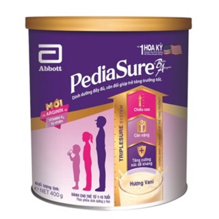 Sữa bột Pediasure Vani 400g .date