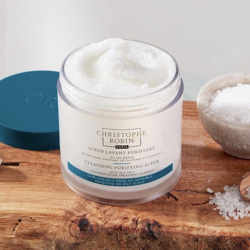 Dầu gội tẩy tế bào chết tóc CHRISTOPHE ROBIN Purifying Scalp Scrub with Sea Salt
