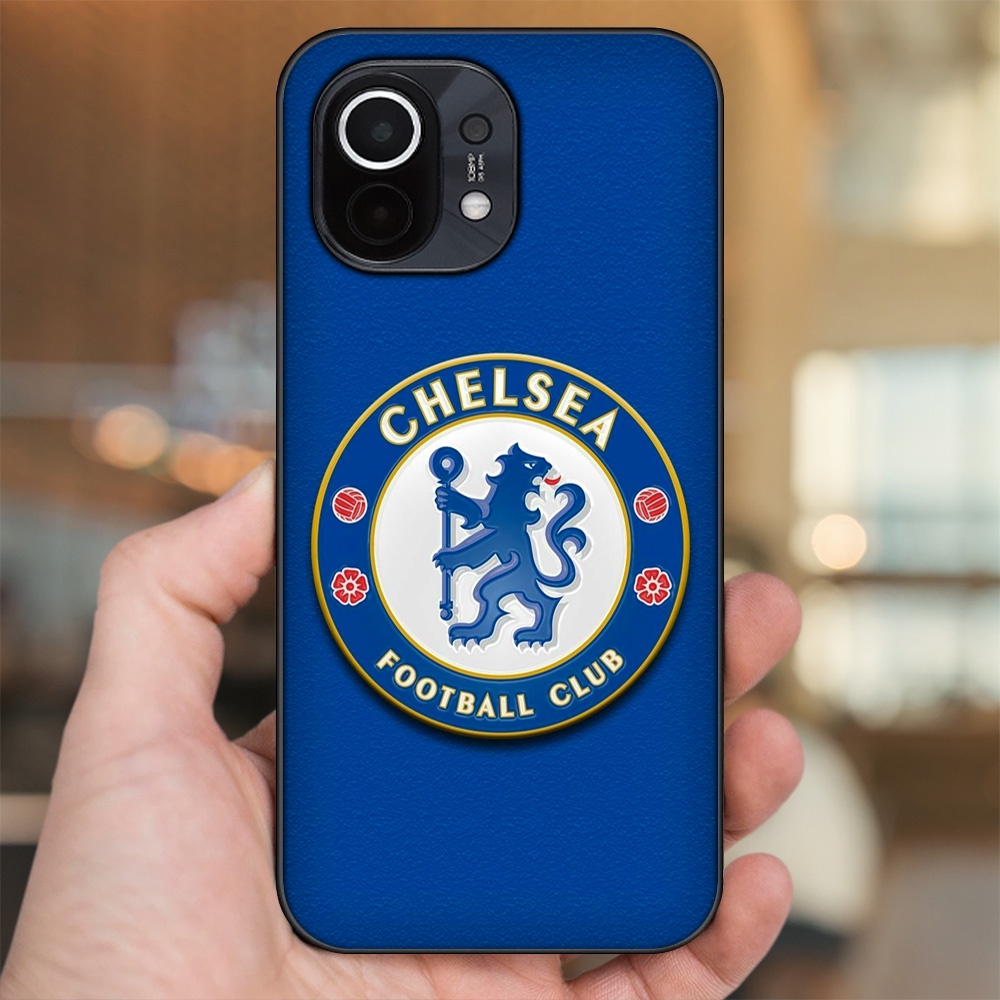 Ốp lưng Xiaomi Mi 11 viền đen in hình Chelsea FC