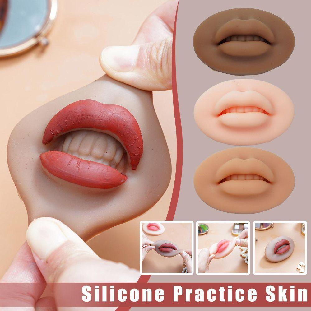 Da Môi 3D Bằng Silicon Có Thể Tái Sử Dụng Hỗ Trợ Luyện Tập Xăm Môi