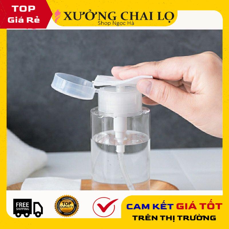 [GIÁ RẺ NHẤT] Lọ Chiết Nước Tẩy Trang ❤ [120ml,150ml,200ml] Chai Nhựa Pet Chiết Mỹ Phẩm Toner Có Nút Nhấn Tiện Lợi.