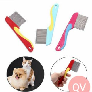 Lược gỡ rối lông chải ve rận cho chó mèo