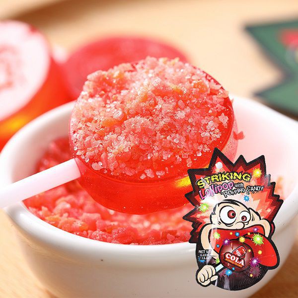 Kẹo mút nổ Striking Lollipop gói 13.8gr