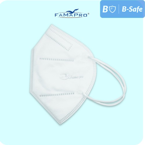 KHẨU TRANG VN95 FAMAPRO TRẮNG (10 cái/ hộp) HÀNG CAO CẤP FAMAPRO - BẢO VỆ HÔ HẤP