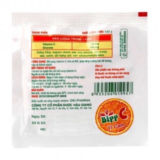 Kẹo Bipp C vị cam