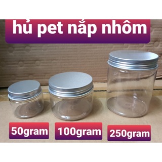 Vỏ hủ pet nắp nhôm