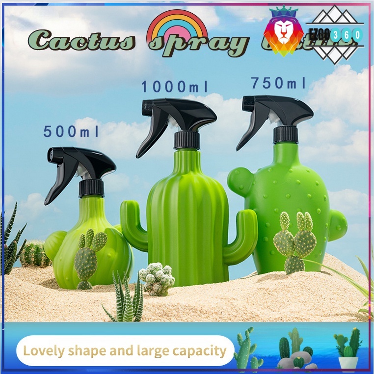 🇻🇳COD🇻🇳(500ml/750ml/1000ml) Cactus Shaped Plant Sprayer-Beautiful watering sprayer[EZGO]