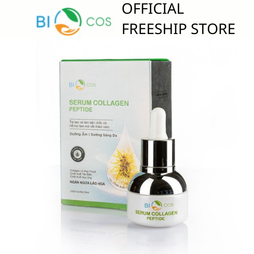 [Chính hãng] Serum Collagen Peptide Dưỡng Ẩm Và Làm Mềm Da, Tái Tạo Da Làm Mờ Thâm Nám BIO COSMETICS (20ml)