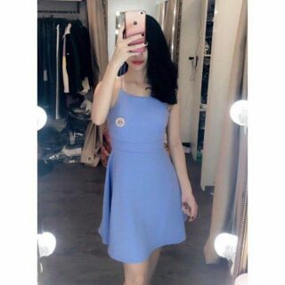 Đầm 2 dây chéo lưng