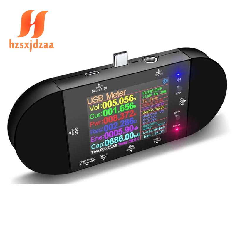 UD24 USB Tester Type-C 2.4Inch Voltmeter Ammeter Power Bank Detector