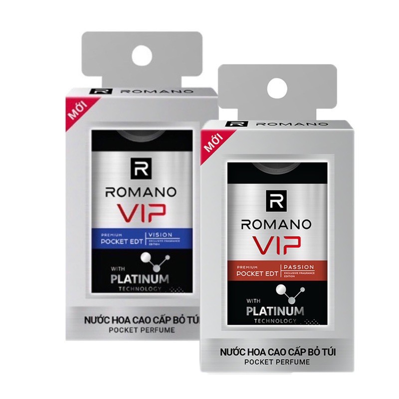 Nước hoa bỏ túi Romano lịch lãm 18ml | Thế Giới Skin Care