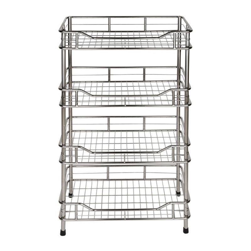 (GIAO HÀNG HOẢ TỐC ) kệ chén inox 4 tầng (size 60 x 40 x 105)cm
