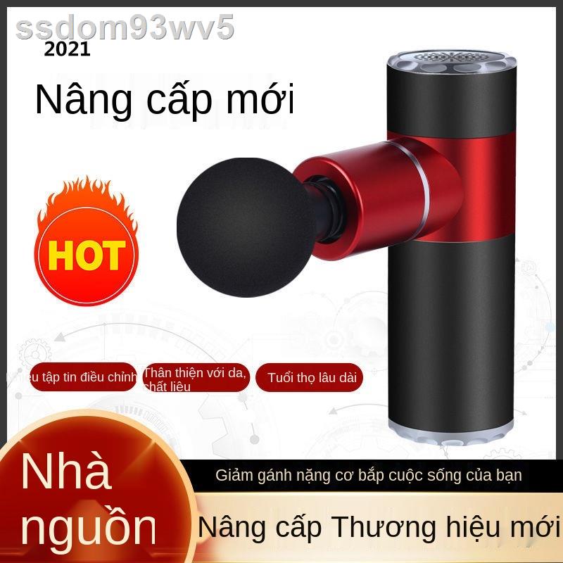 Mini Fascia Gun Massage Rung Máy thư giãn cơ thể dục mát xa sâu Toàn thân Súng phim cường độ điện nhỏ