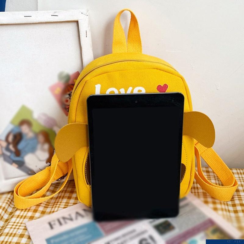 Balo vải bạt in hoạt hình dễ thương cho trẻ em