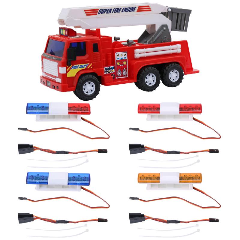 Đèn LED Siêu Sáng Cho Xe Cảnh Sát Điều Khiển Từ Xa 1 / 10 1 / 8 4WD Axial SCX10