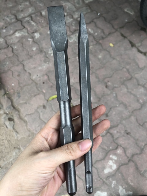 Mũi đục máy 14, 17 nhọn, dẹt