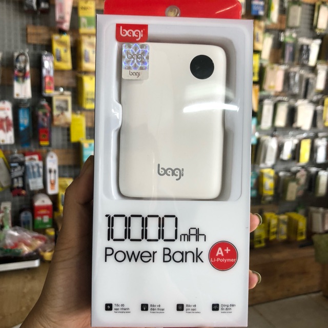 Sạc dự phòng Bagi 10.000mAh