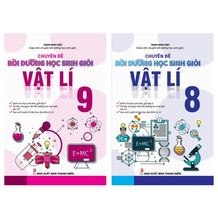 Sách Combo Chuyên đề bồi dưỡng học sinh giỏi vật lí lớp 8 và lớp 9