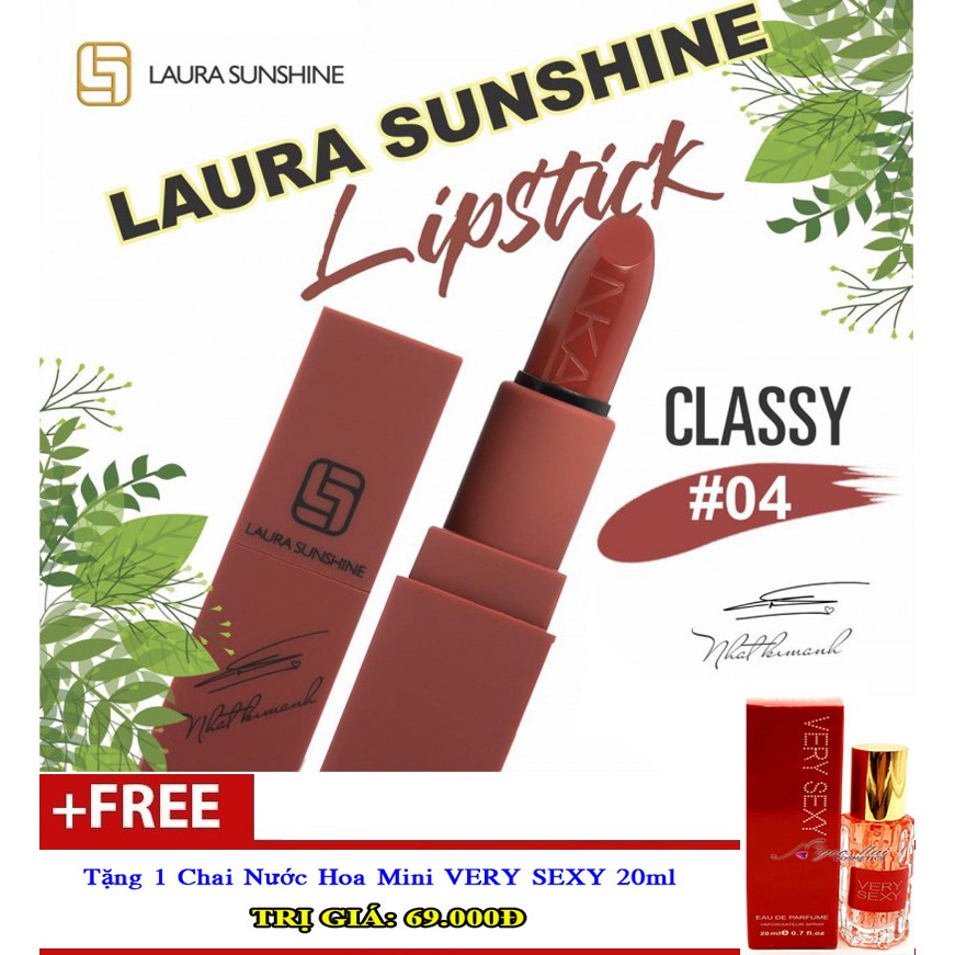 Son Lì Laura Sunshine Nhật Kim Anh Classy 04 - Màu đỏ đất