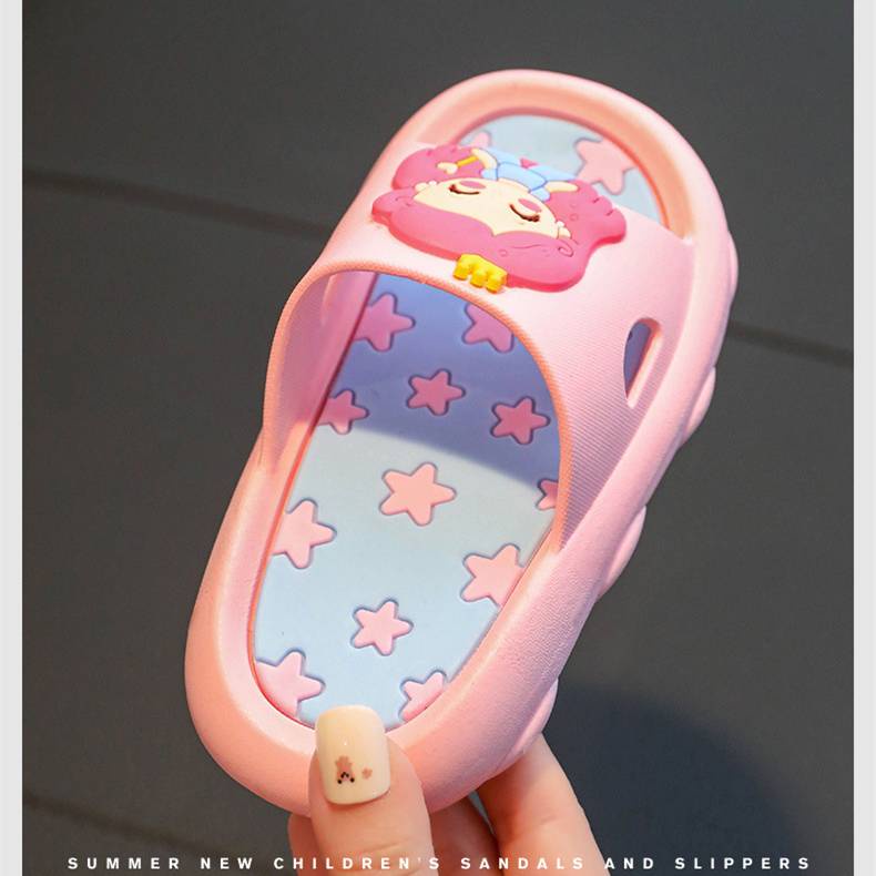 Dép Sandal Đế Mềm Thoáng Khí Nhiều Màu Sắc Dành Cho Bé Gái Mang Trong Nhà