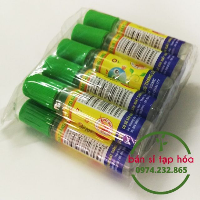 Set 10 lọ keo dán giấy Thăng Long 30 ml, hồ dán, hồ nước