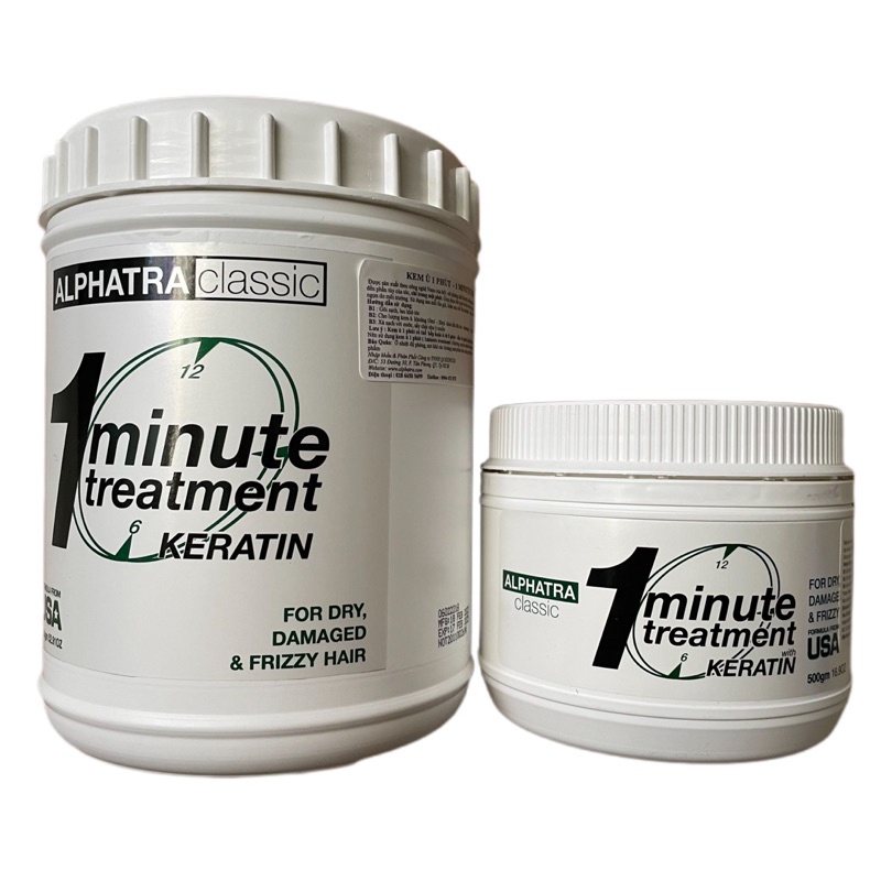 Kem ủ 1 phút One Minute Treatment Alphatra  1500ml