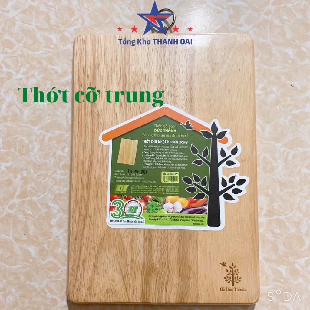 Thớt gỗ kháng khuẩn cường lực cao cấp Đức Thành - Thớt gỗ nghiến décor trang trí đẹp