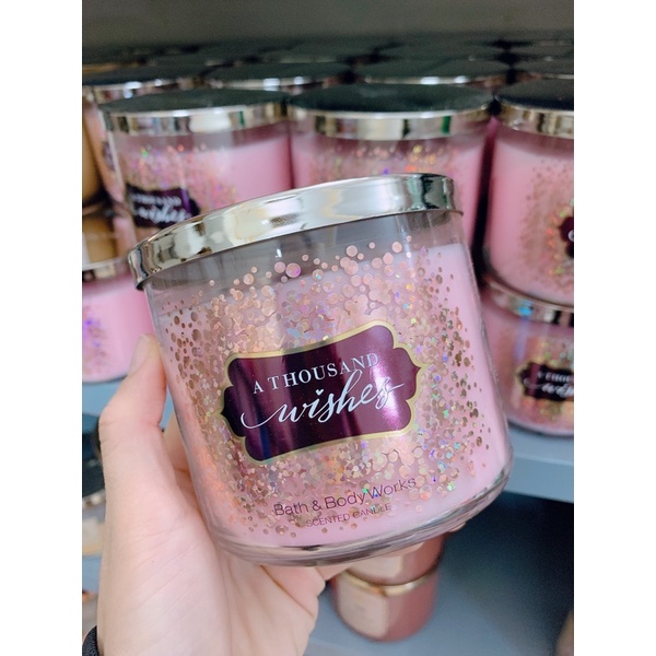 Nến Thơm 3 Bấc Bath &amp; Body Works 411g - A THOUSAND WISHES