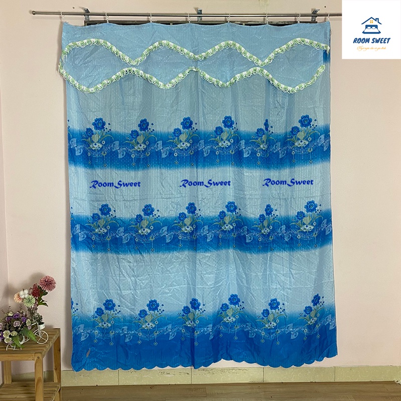 RIDO NGĂN PHÒNG GẤM SAO CÓ MÓC TREO SẴN MÀN CỬA SỔ , CHỐNG NẮNG, TRANG TRÍ NHÀ CỬA DỄ LẮP ĐẶT