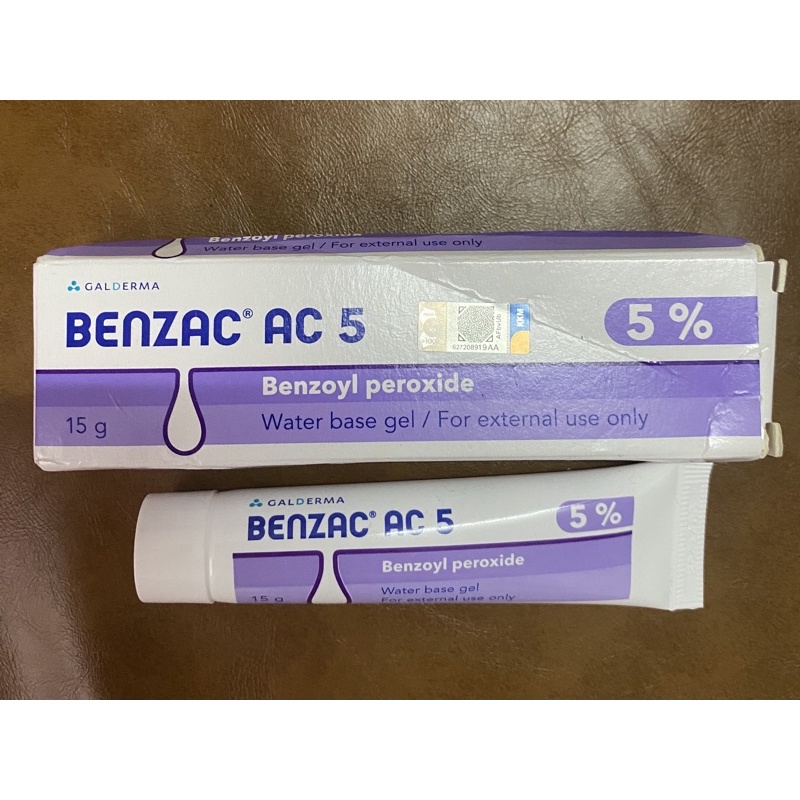 Kem ngừa mụn Benzac AC 5 5% Benzoyl Peroxide - Galderma