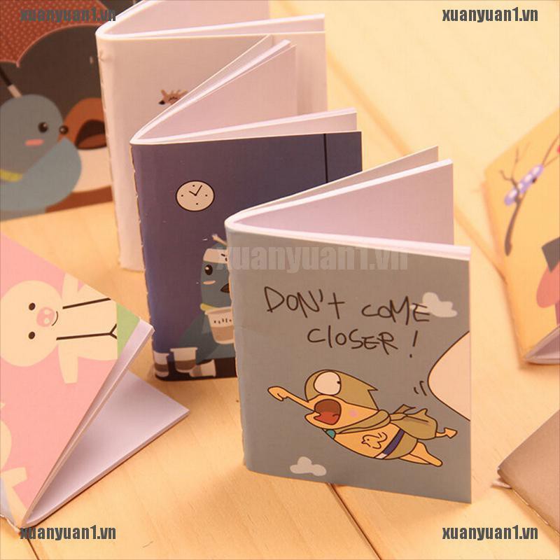 1 [XUANYUAN1] Sổ Tay Mini Bỏ Túi In Hình Hoạt Hình Dễ Thương
