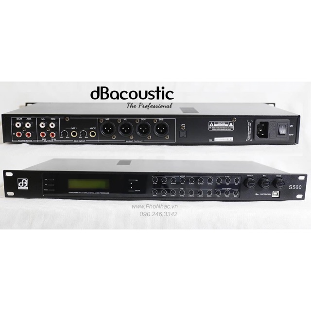 Vang số S500 dB acoustic chỉnh cơ, Optical, Bluetooth đầy đủ