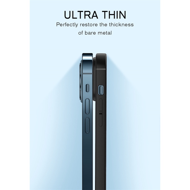 Ultra Ốp Điện Thoại TPU Silicone Mềm Nhám Siêu Mỏng Màu Kẹo Cho iPhone 13 12 11 Pro Max X XS XR