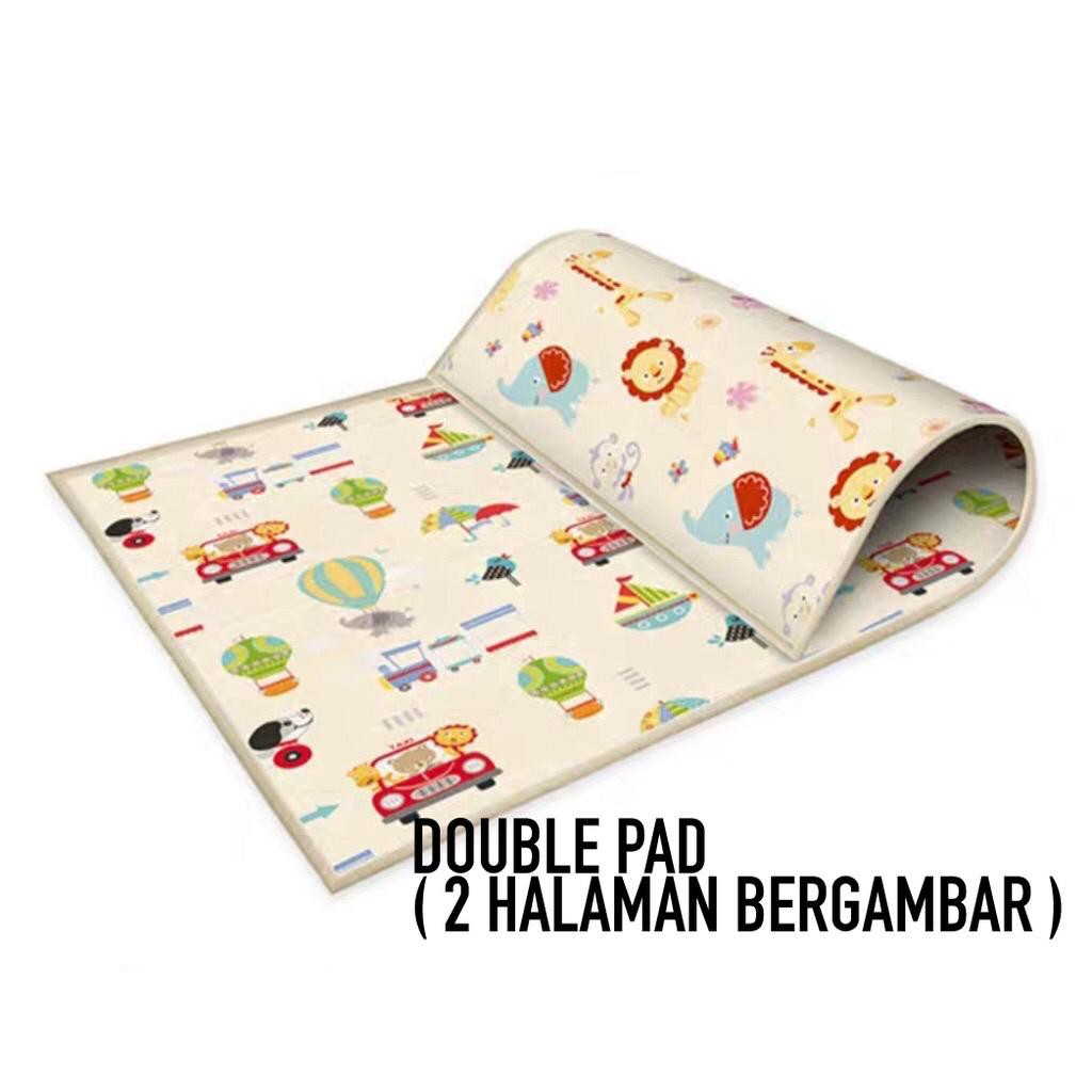 Bộ 2 Thảm Lót Sàn Chống Trượt Chống Thấm Nước Nhập Khẩu Cao Cấp Cho Bé 1kg J & T Playmat Mb 226