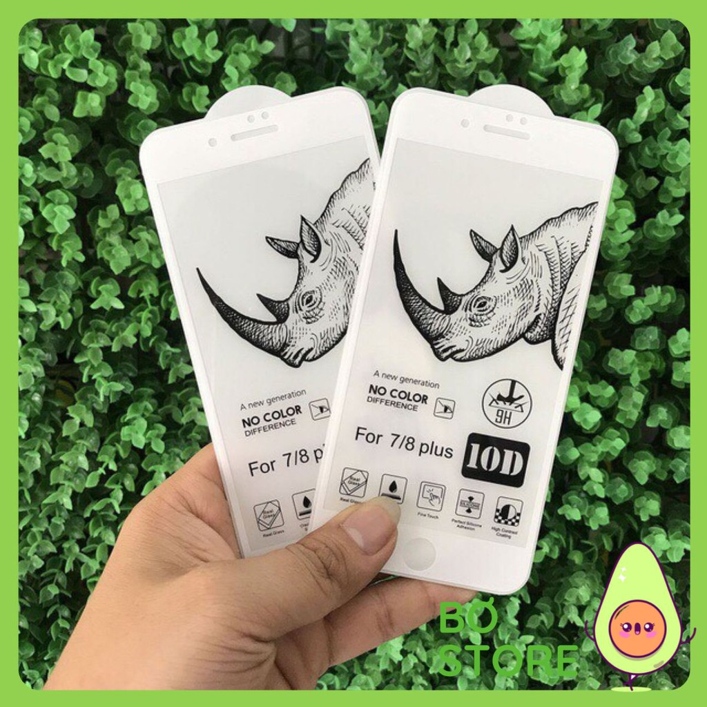 Kính cường lực iphone 🔥FREESHIP🔥 Cường lực full màn 10D tê giác Iphone 6 đến Iphone 11 Pro max