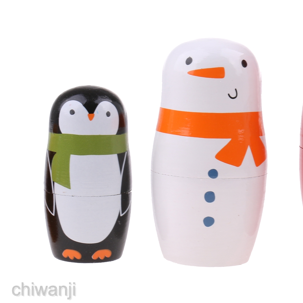 6 Búp Bê Nga Matryoshka Bằng Gỗ