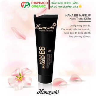Kem Trang Điểm Hanayuki Hana BB Makeup 💎 Kem trang điểm dưỡng da chống nắng Hana BB Makeup vừa trang điểm vừa dưỡng da