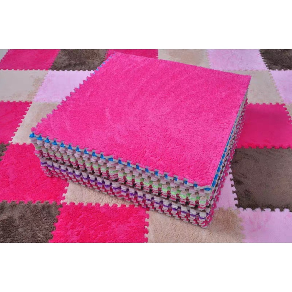 Xã Kho Thảm Xốp Ghép Mặt Lông 30x30cm giá rẻ