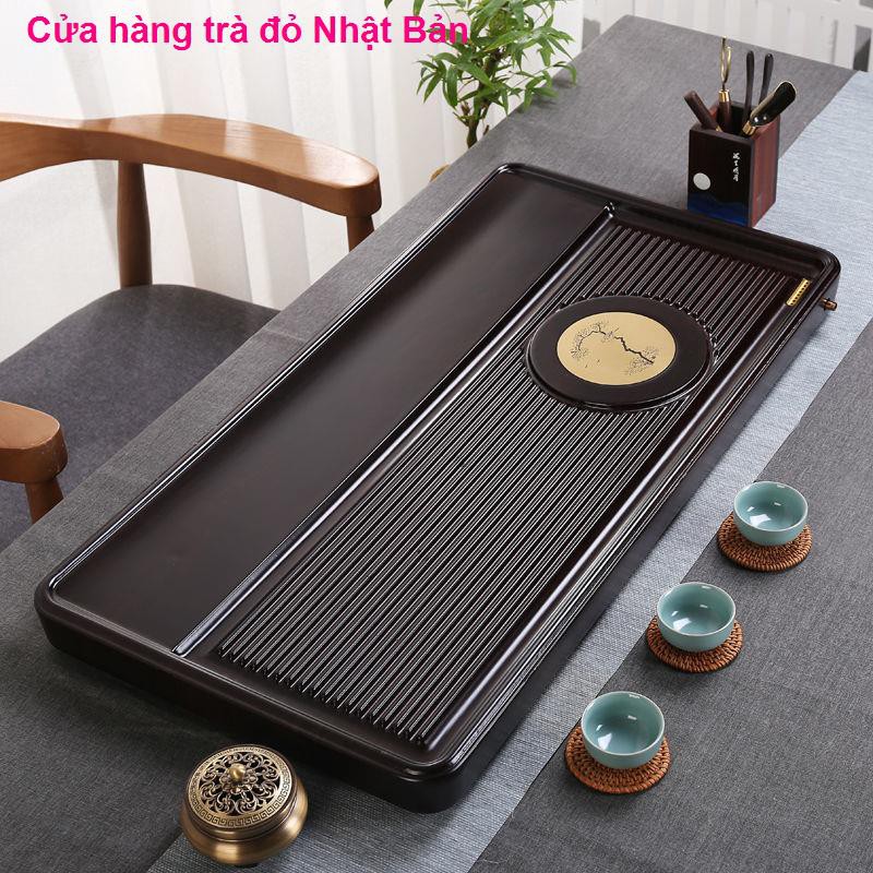 > Khay trà Tanki toàn màu đen Simple Home Carrier Kích thước Đài Loan Kung Fu điện Tâm trạng ghếống hút inox