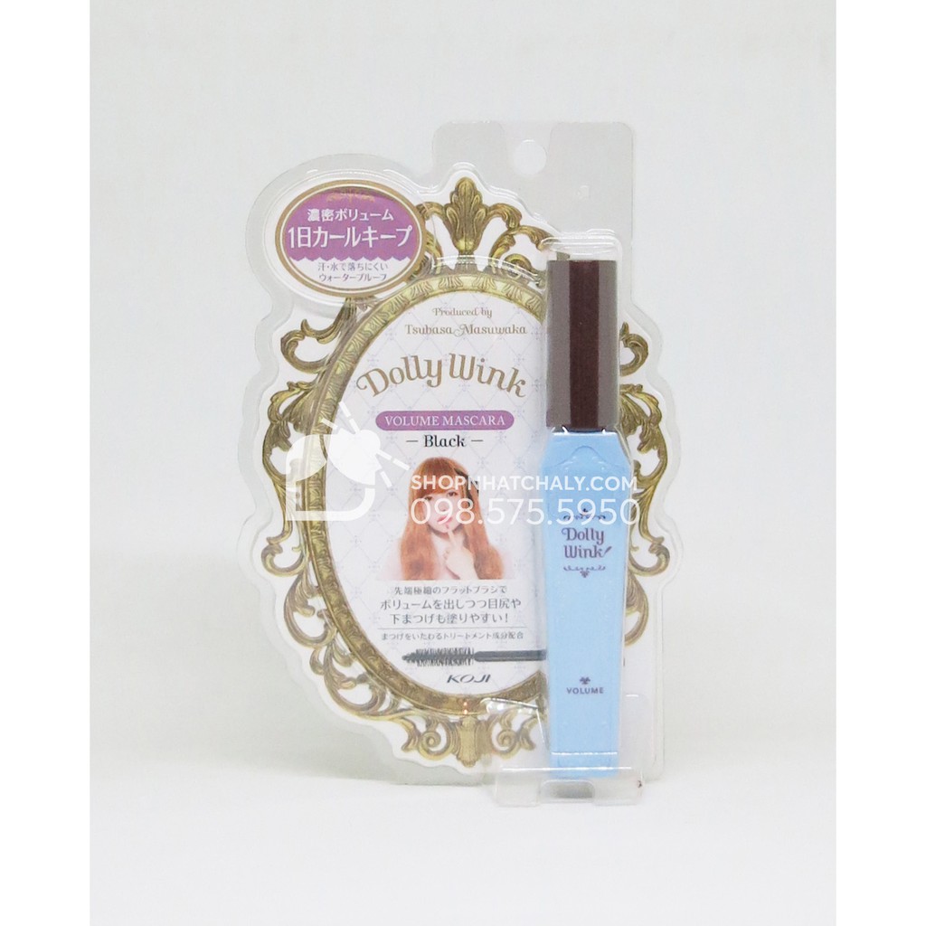 Mascara Dolly Wink làm dày và dài mi Nhật nội địa mẫu mới nhất vừa về. Ai dùng cũng khen. Mascara Nhật siêu hot