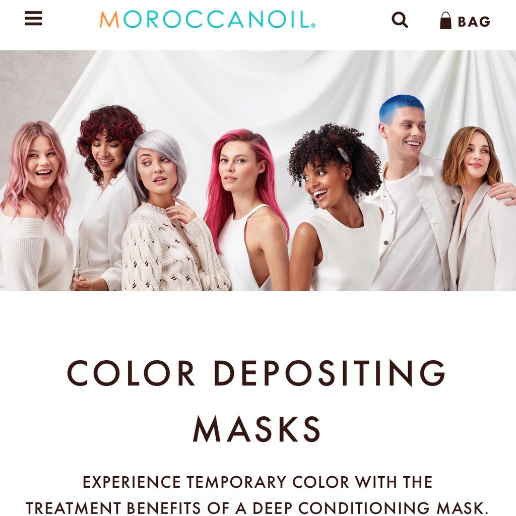 *NEW 2020* MẶT NẠ BỔ SUNG SẮC TỐ MÀU VÀNG CHAMPAGNE VÀ NHUỘM MÀU BÁN VĨNH CỮU CHO TÓC MOROCCCANOIL COLOR DEPOSITING MASK