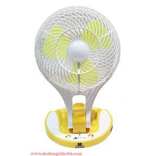 Quạt đèn tích điện gấp gọn